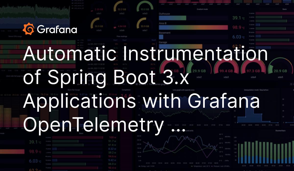 Spring boot sale grafana dashboard